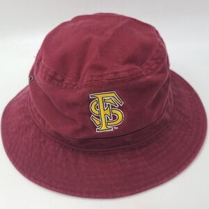 Florida State Seminoles Hat Size L Bucket Hat Red Yellow NCAA‎ University Sample